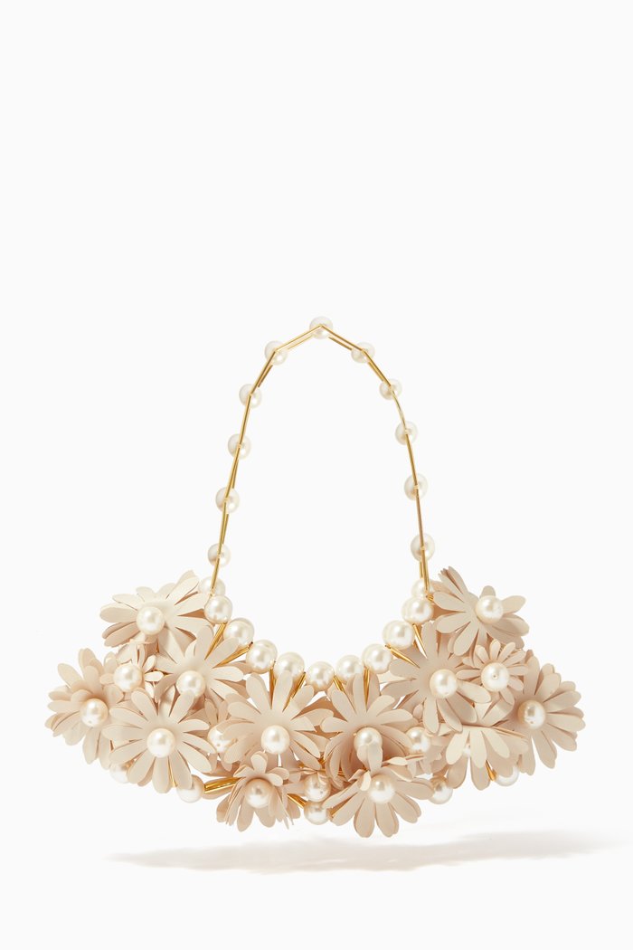

Le Temps Levé Baguette Bag in Brass, Neutral