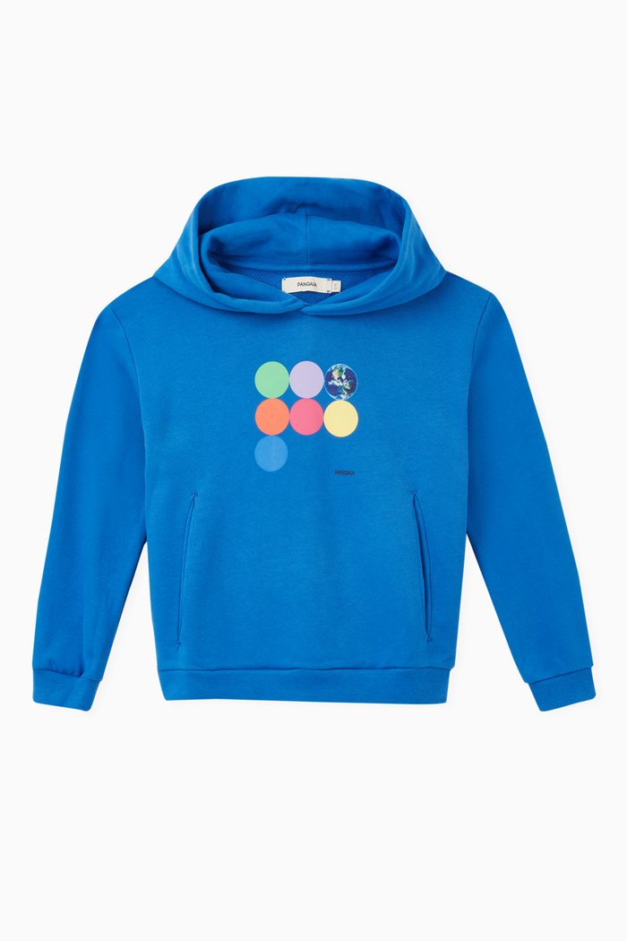 

Organic Cotton Mother Earth Hoodie, Blue