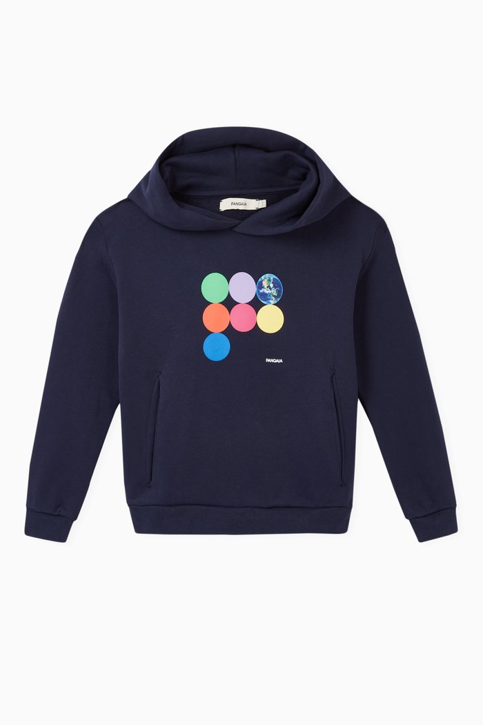 

Lightweight Organic Cotton Mother Earth Hoodie, Blue