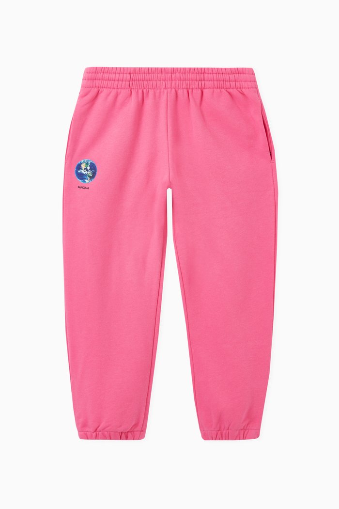 

Organic Cotton Mother Earth Track Pants, Pink