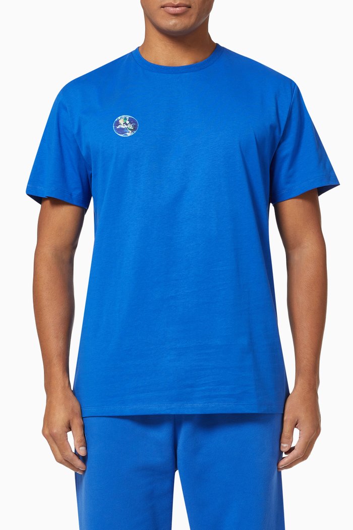 

PPRMINT™ Organic Cotton Mother Earth T-shirt, Blue