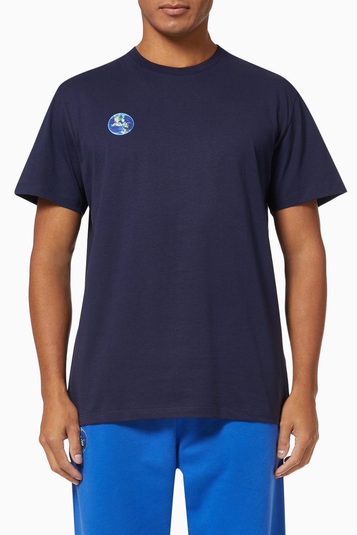 

PPRMINT™ Organic Cotton Mother Earth T-shirt, Blue