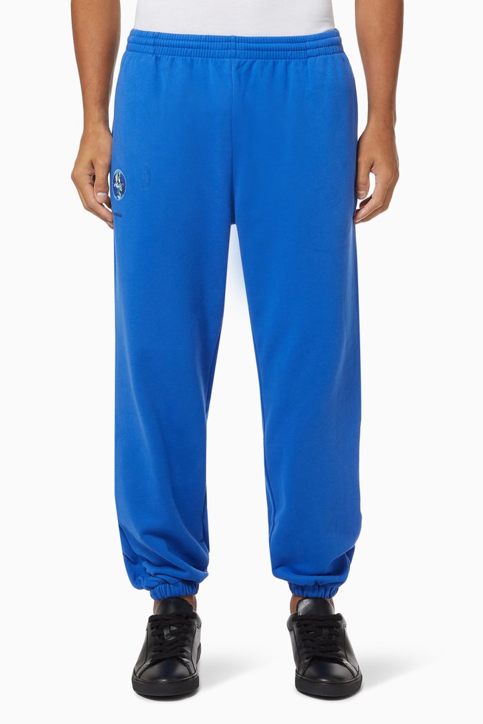 

Organic Cotton Mother Earth Track Pants, Blue