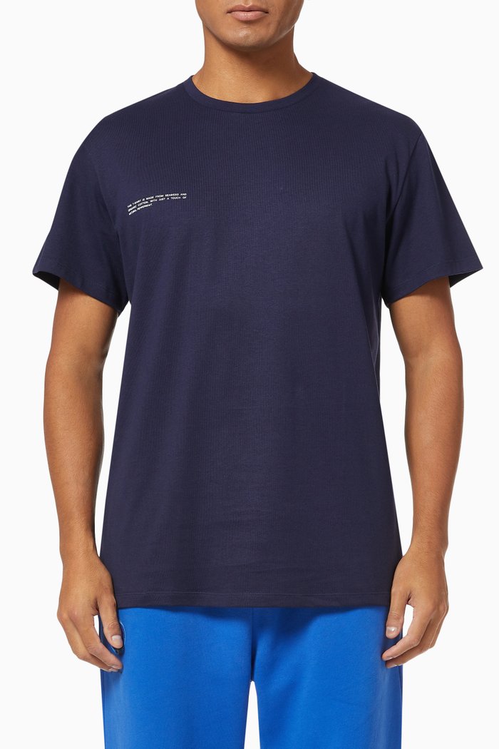 

Organic Cotton T-shirt with C-FIBER™, Blue