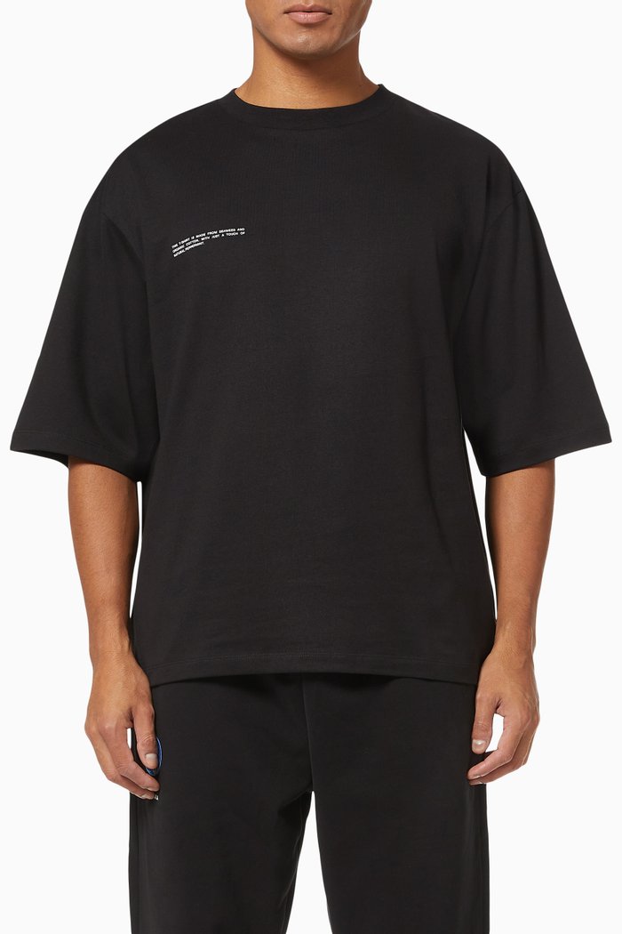 

Organic Cotton Oversized Box T-shirt with C-FIBER™, Black