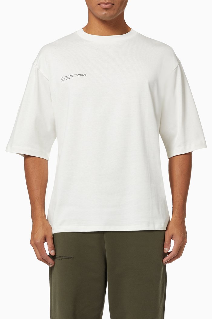 

Organic Cotton Oversized Box T-shirt with C-FIBER™, Neutral