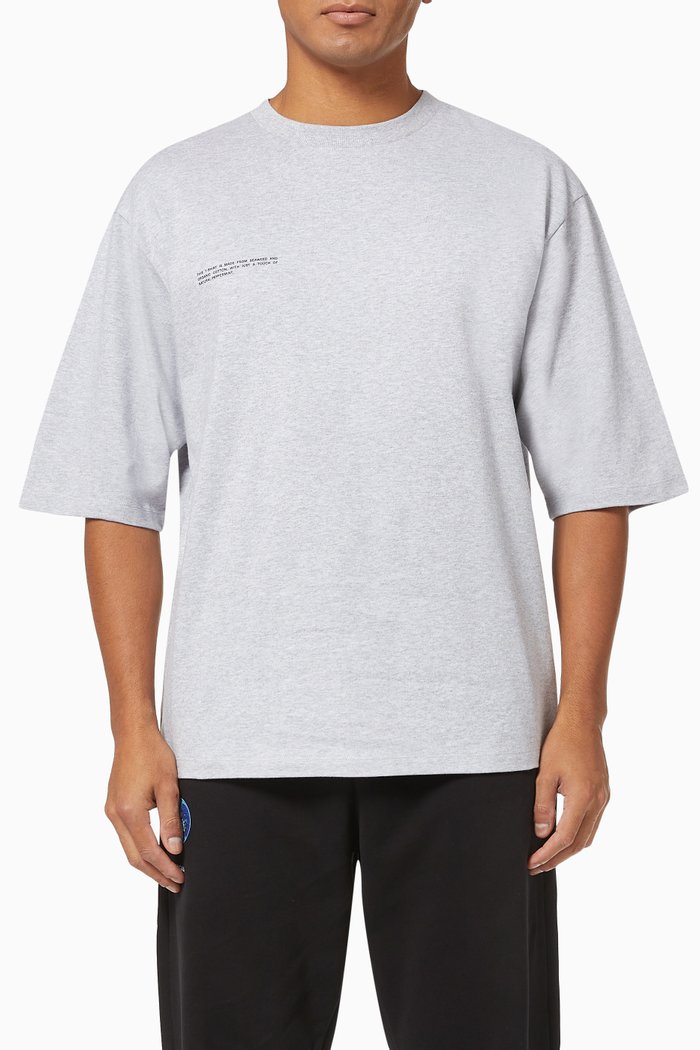 

Organic Cotton Oversized Box T-shirt with C-FIBER™, Grey