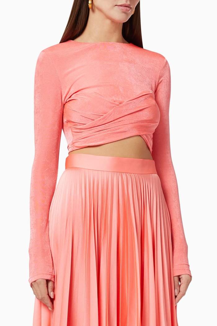 Texas Cropped Top, Pink