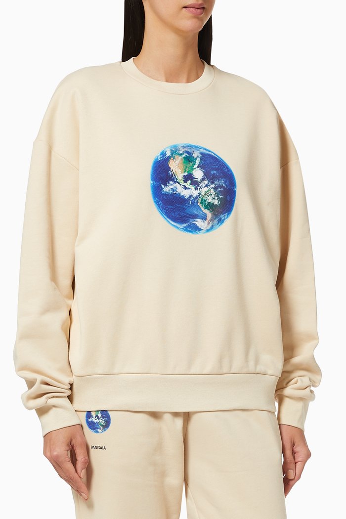 Organic Cotton Mother Earth Sweatshirt, Neutral
