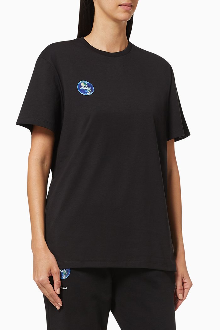 

PPRMINT™ Organic Cotton Mother Earth T-shirt, Black