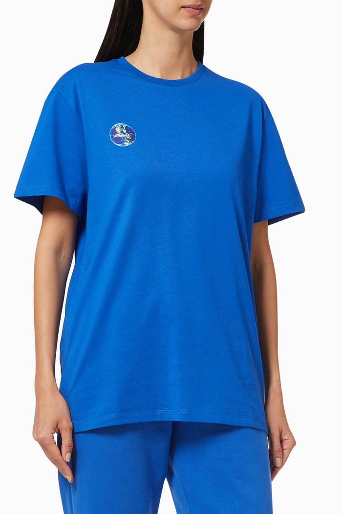 

PPRMINT™ Organic Cotton Mother Earth T-shirt, Blue