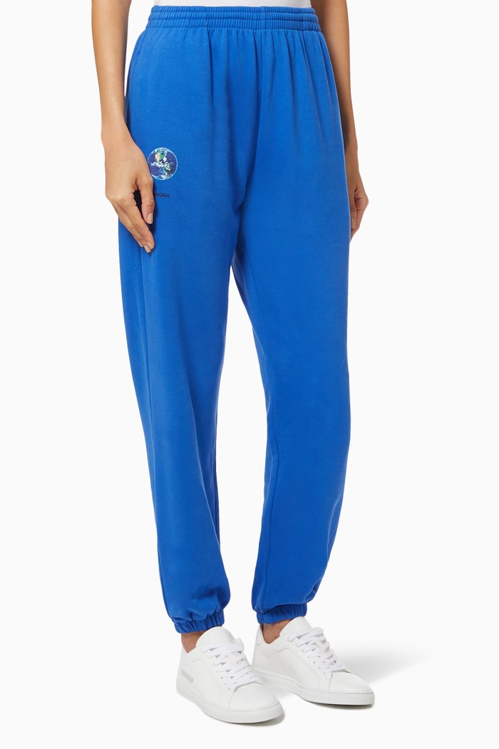

Organic Cotton Mother Earth Track Pants, Blue