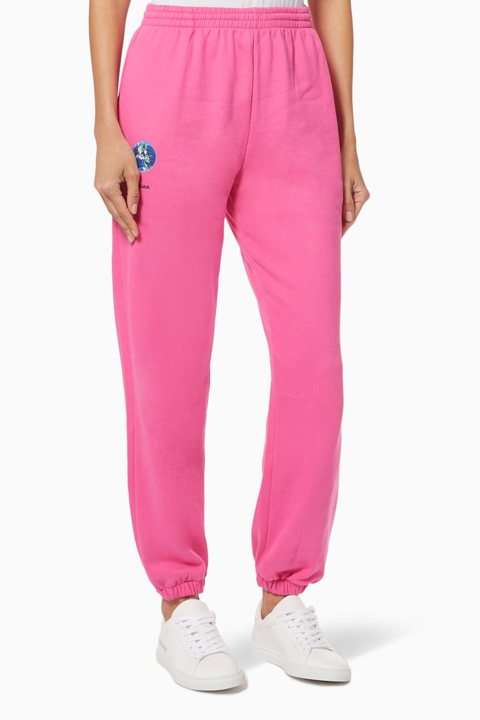 

Organic Cotton Mother Earth Track Pants, Pink