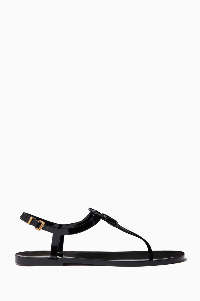 

Valentino Garavani Sandals in Rubber, Black