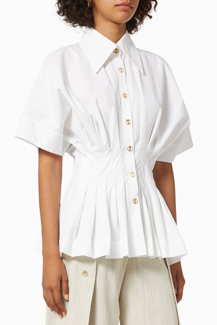 

Courageous Hearts Shirt in Cotton, White