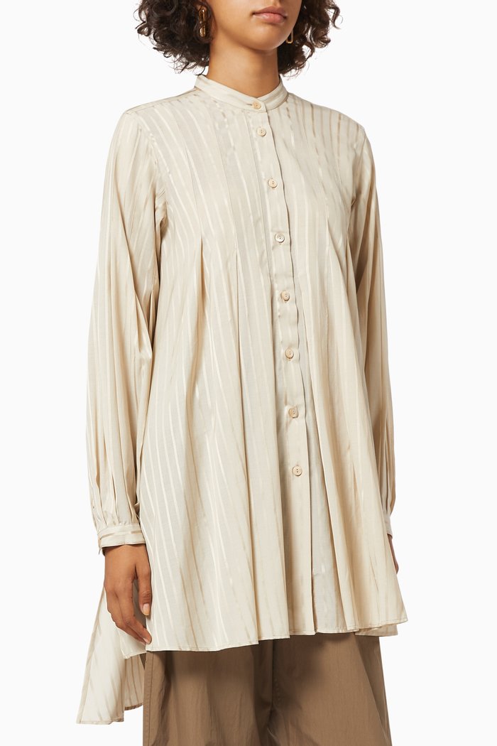 

Courageous Hearts Tunic in Cotton, Neutral