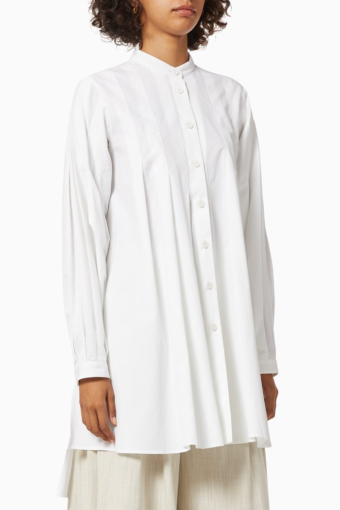 

Courageous Hearts Tunic in Cotton, White