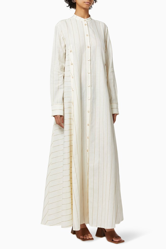 

Love Exposed Dress in Cotton, Neutral