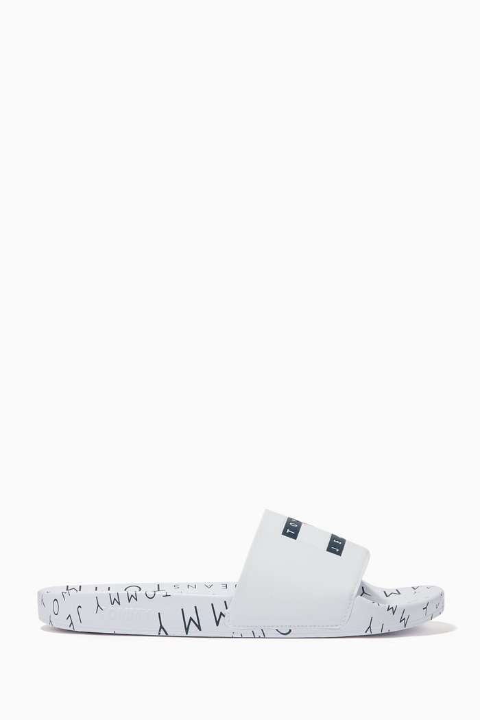 

Heritage Pool Slides in PU, White