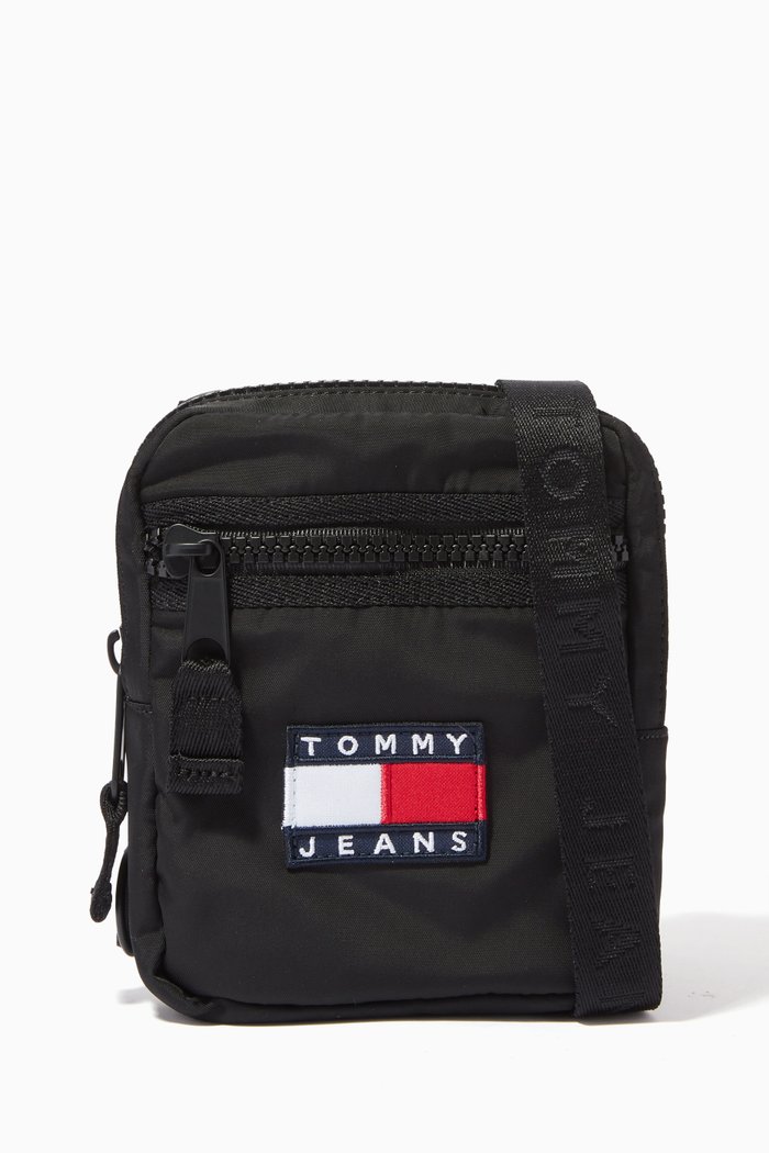 

Heritage Reporter Bag in Recycled Polyester Canvas, Black