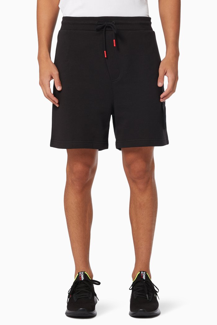 

Sweat Shorts in Fleece, Black