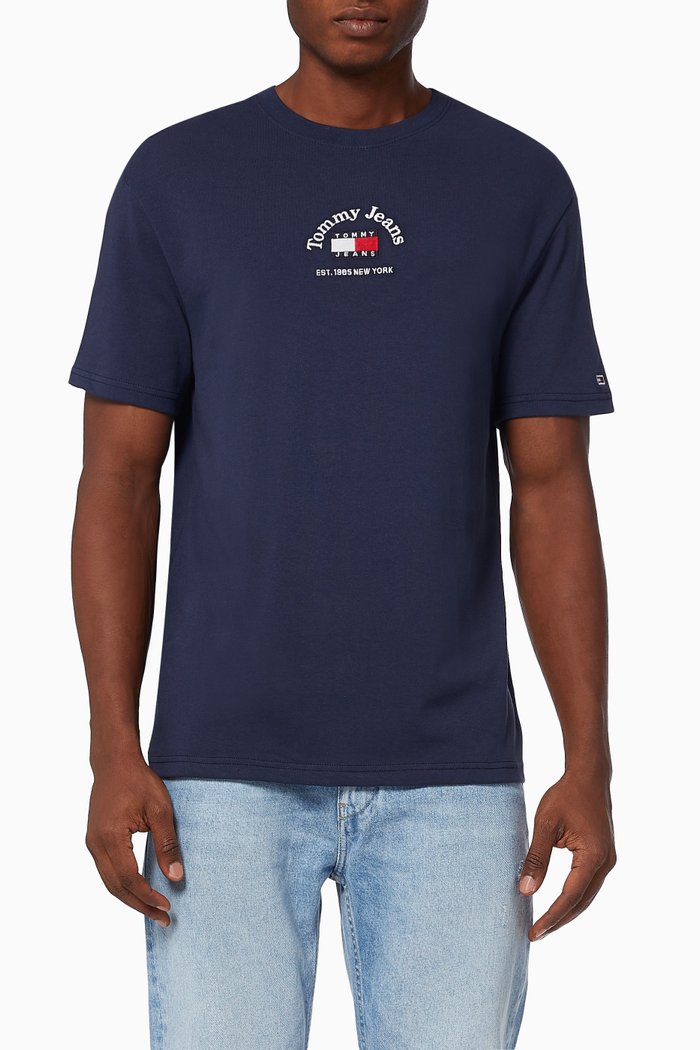 

Badge T-Shirt in Jersey, Blue