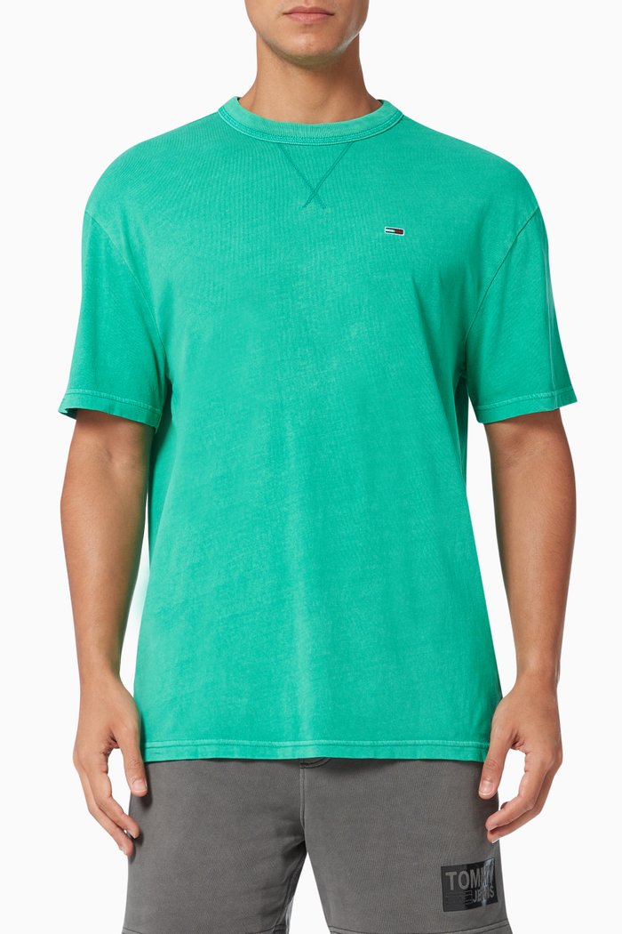 

Classics Washed T-Shirt in Jersey, Green