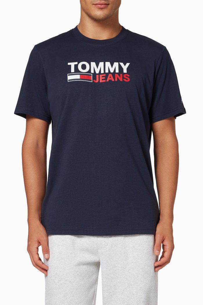 

Logo T-Shirt in Organic Jersey, Blue