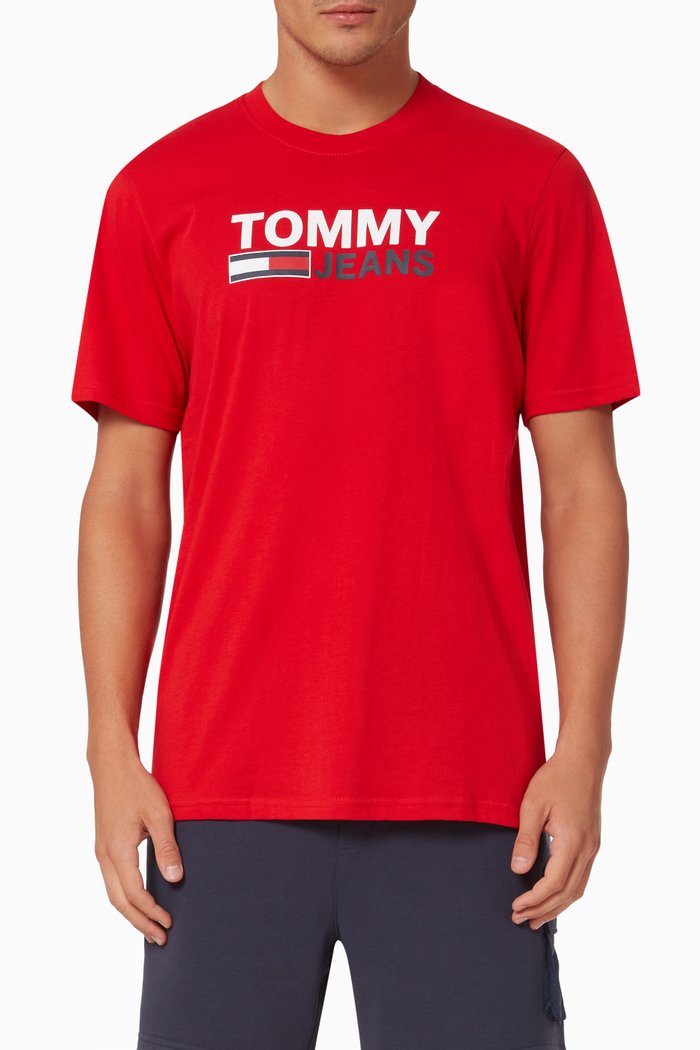 

Logo T-Shirt in Organic Jersey, Red