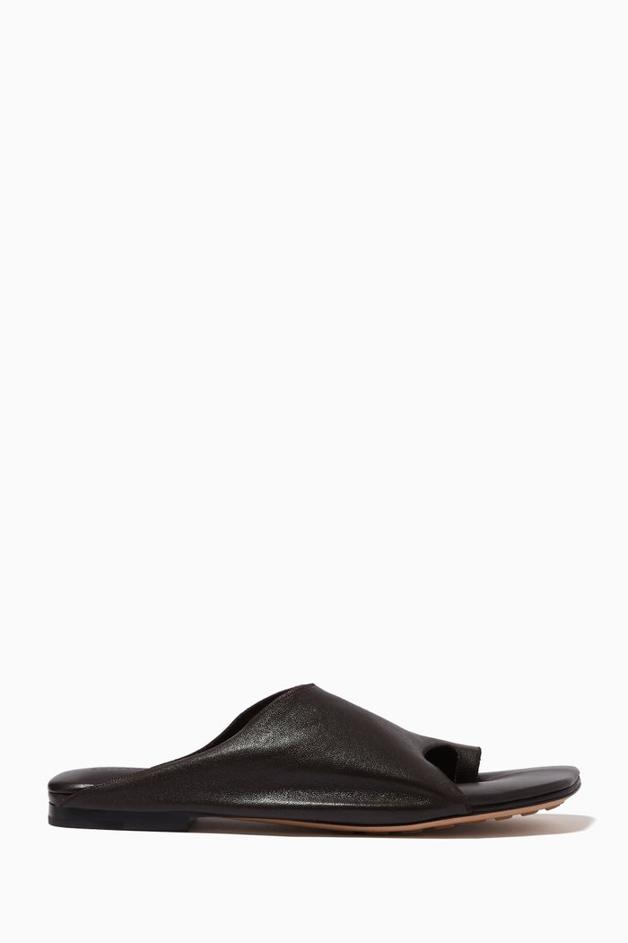 

Sandals in Stretch Nappa, Brown