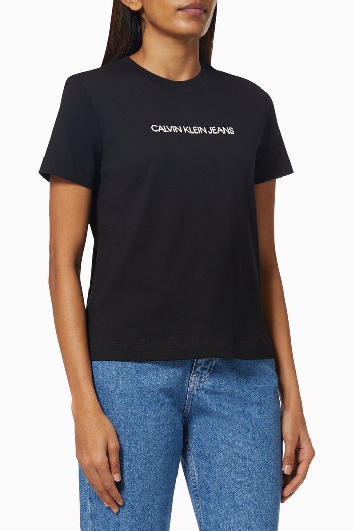

Logo T-shirt in Organic Jersey, Black