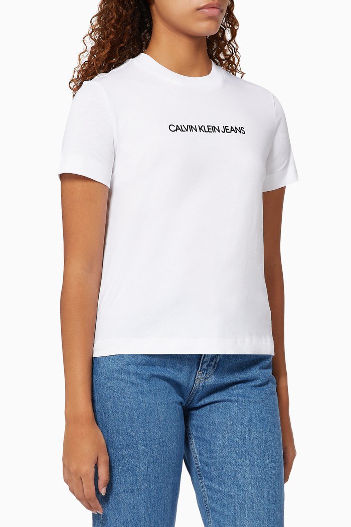 

Logo T-shirt in Organic Jersey, White