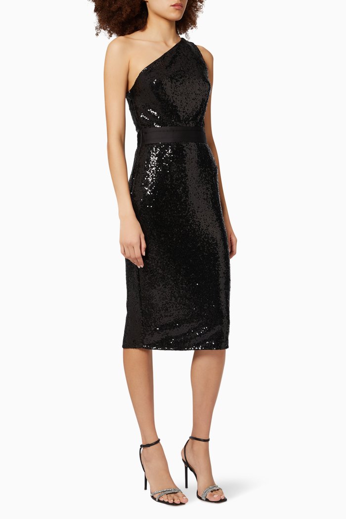 

Allene Sequin Dress, Black