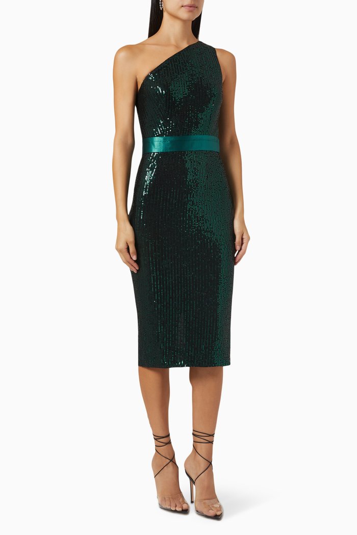 

Allene Sequin Dress, Green