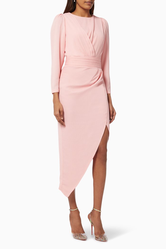 

Joana Ruched Dress, Pink