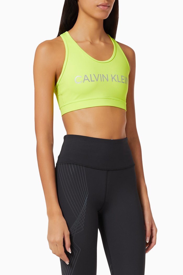 

Medium Impact Sports Bra in Technical Stretch Blend, Green