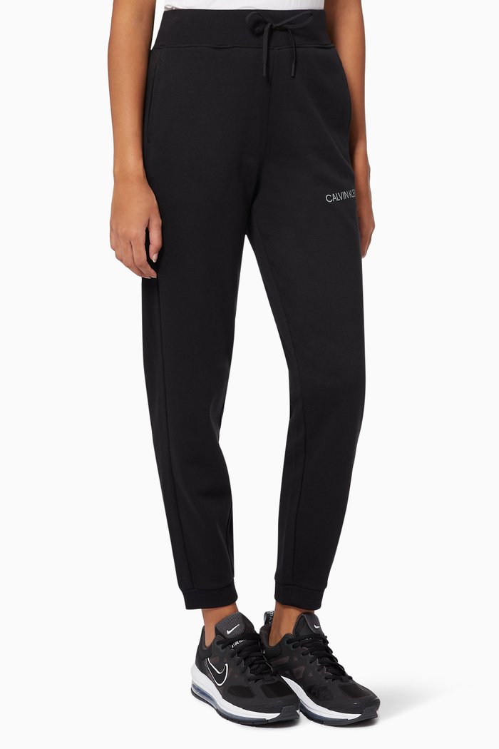 

Jogger Pants in Stretch Terry, Black