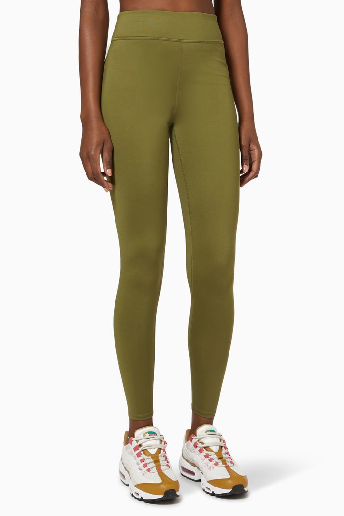 

Gym Leggings in Technical Stretch Blend, Green