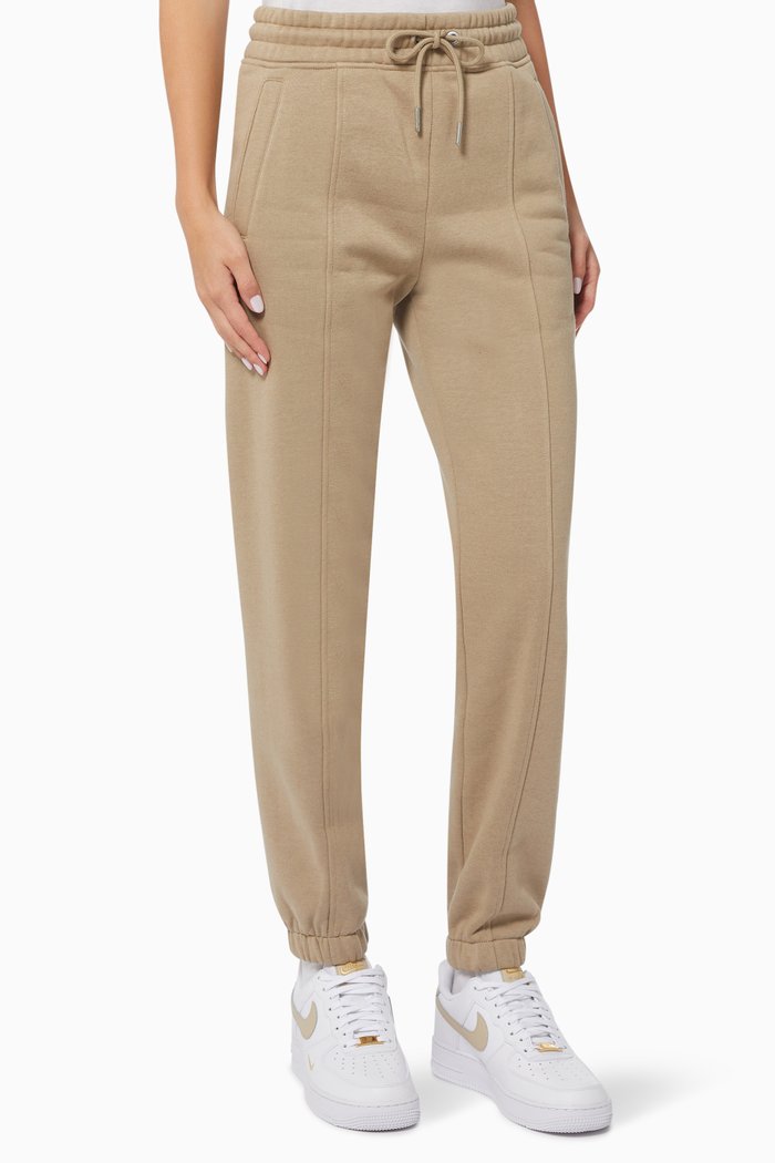

Jogger Pants in Organic Cotton Blend Fleece, Neutral