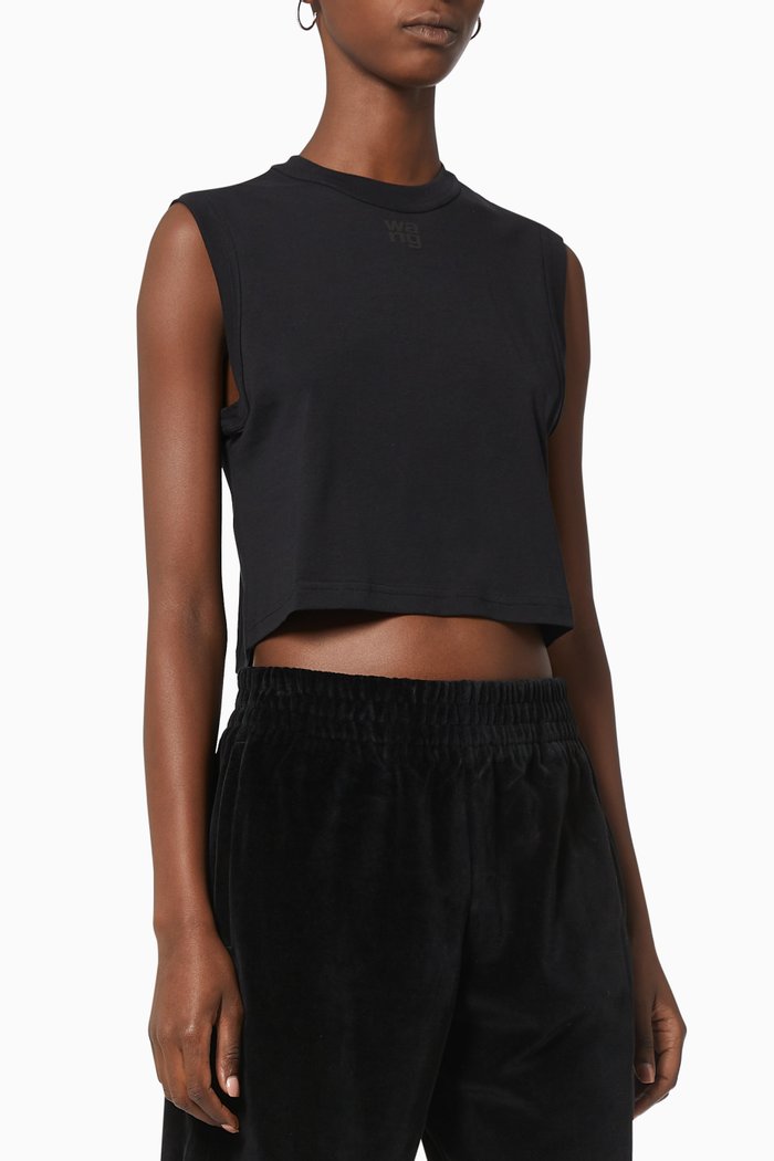 

Muscle T-shirt in Cotton, Black