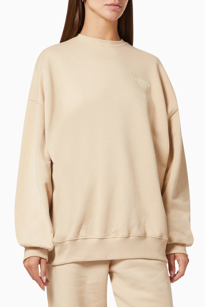 

Iris Sweatshirt in Organic Cotton, Neutral