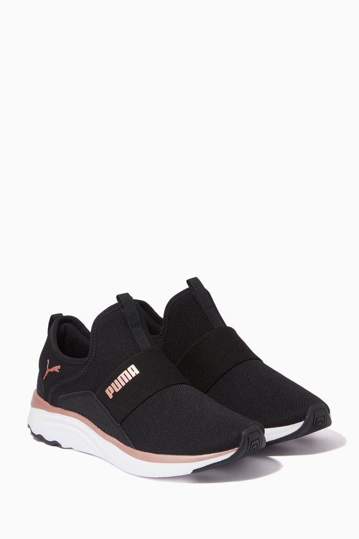 

SoftRide Sophia Sneakers in Mesh, Black