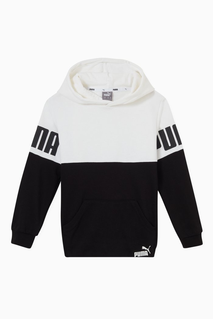 

Puma Power Colour Block Hoodie in Jersey, Multicolour