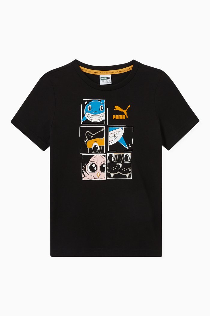 

Lil PUMA T-shirt in Cotton Jersey, Black