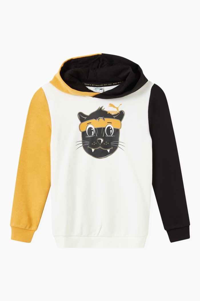 

Lil PUMA Hoodie in Cotton-blend Jersey, White