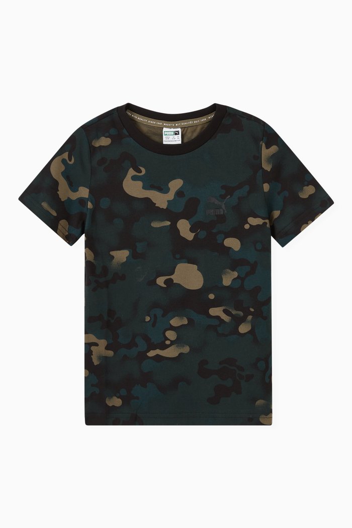 

Classics Camo T-shirt in Jersey, Green