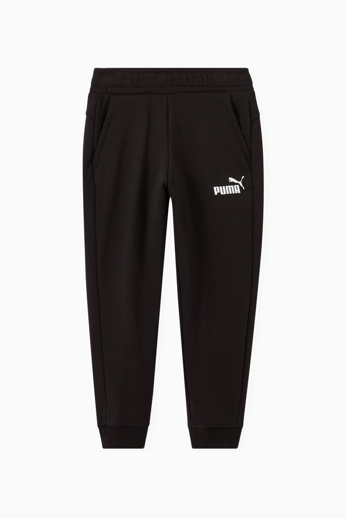 

ESS Logo Track Pants in Cotton-blend Jersey, Black