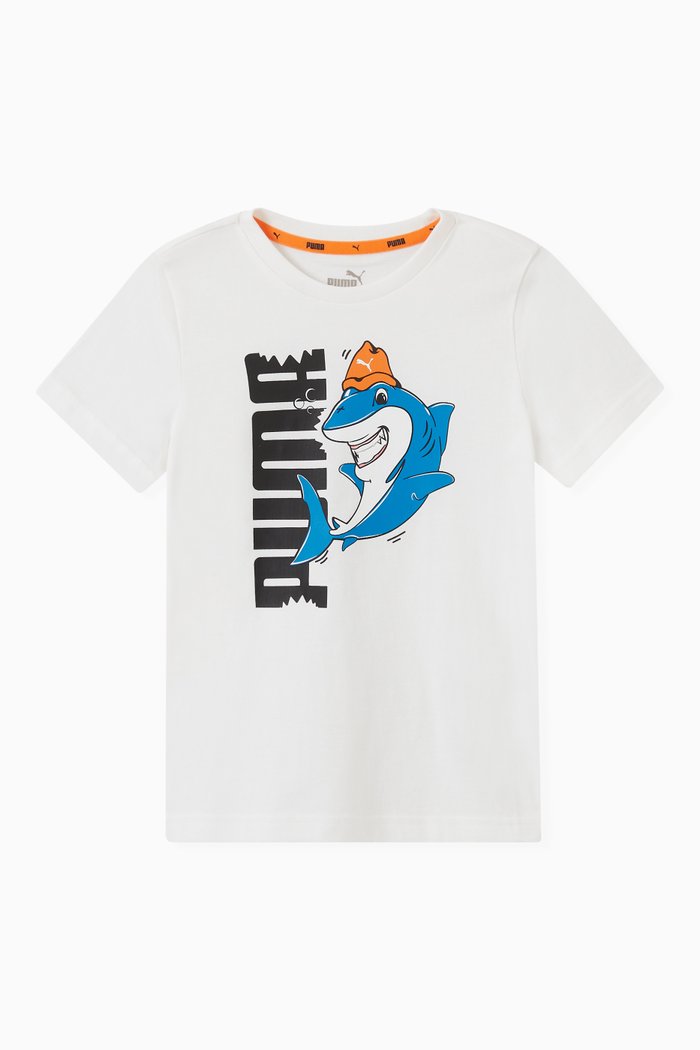 

Lil PUMA T-shirt in Cotton Jersey, White