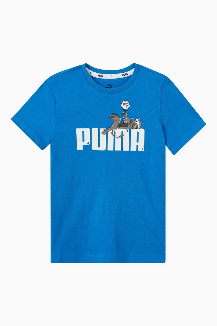 

Lil PUMA T-shirt in Cotton Jersey, Blue