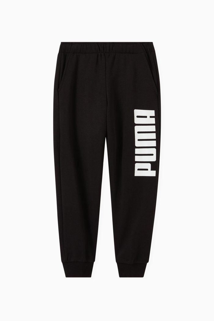 

Lil PUMA Sweatpants in Cotton-blend Jersey, Black